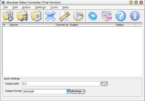 Absolute Video Converter Screenshot
